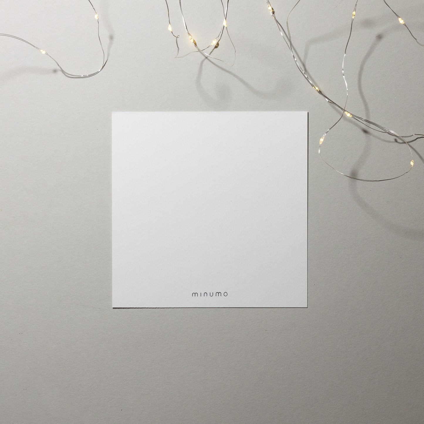 Christmas Card - Snowy Forest .