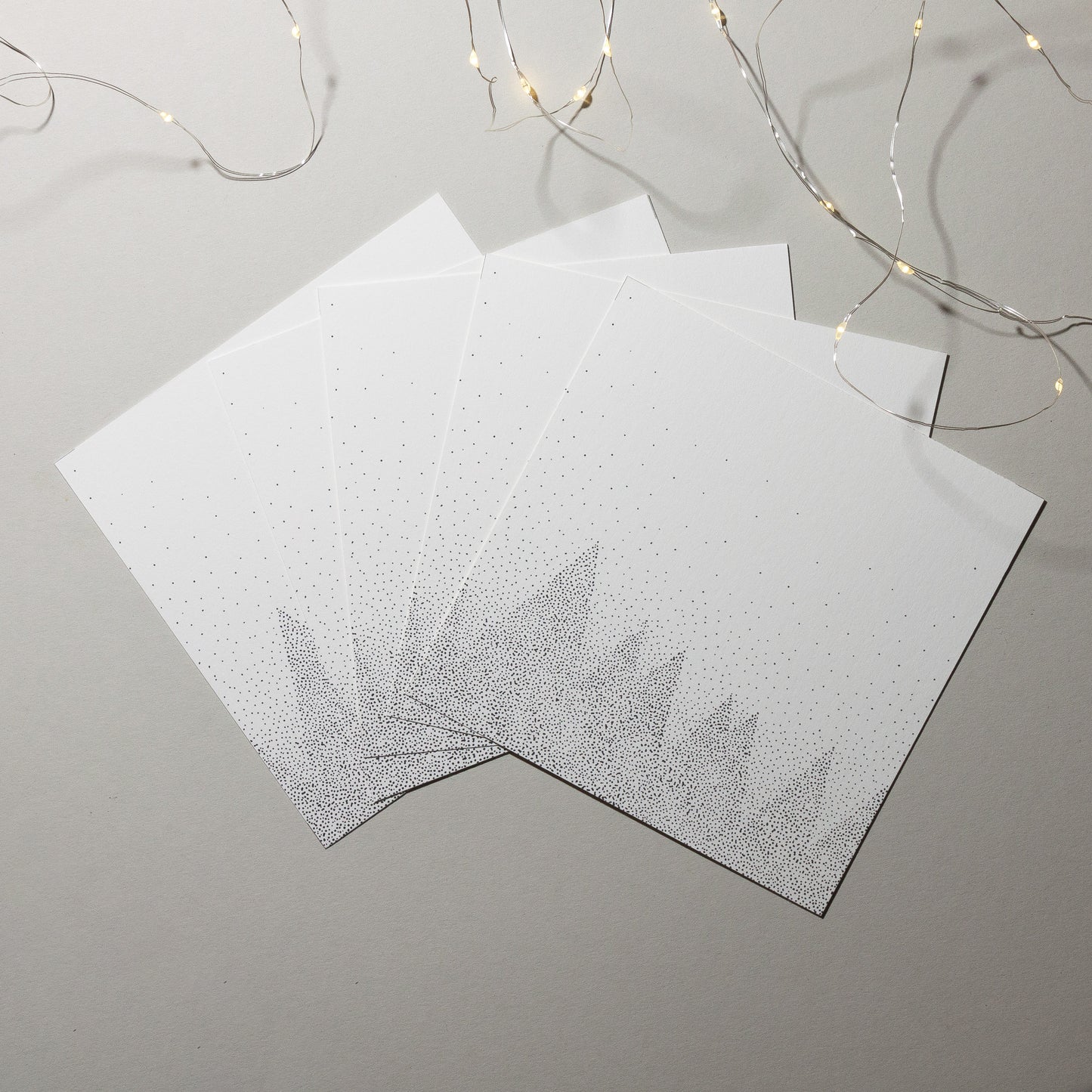 Christmas Card - Snowy Forest .